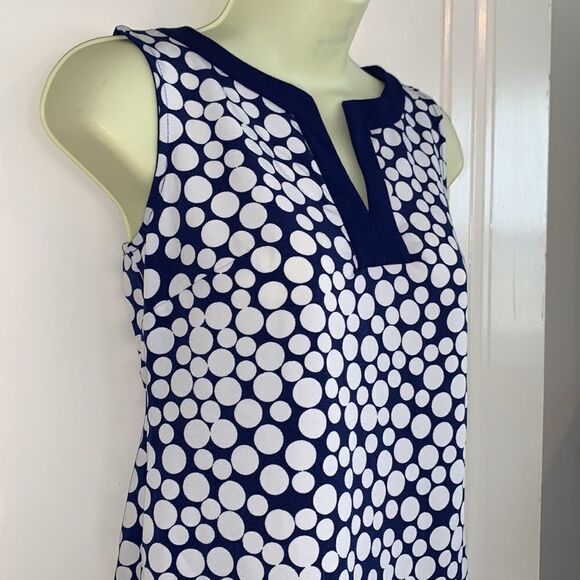 NWT Amanda Lane navy & white shift dress - Picture 4 of 9